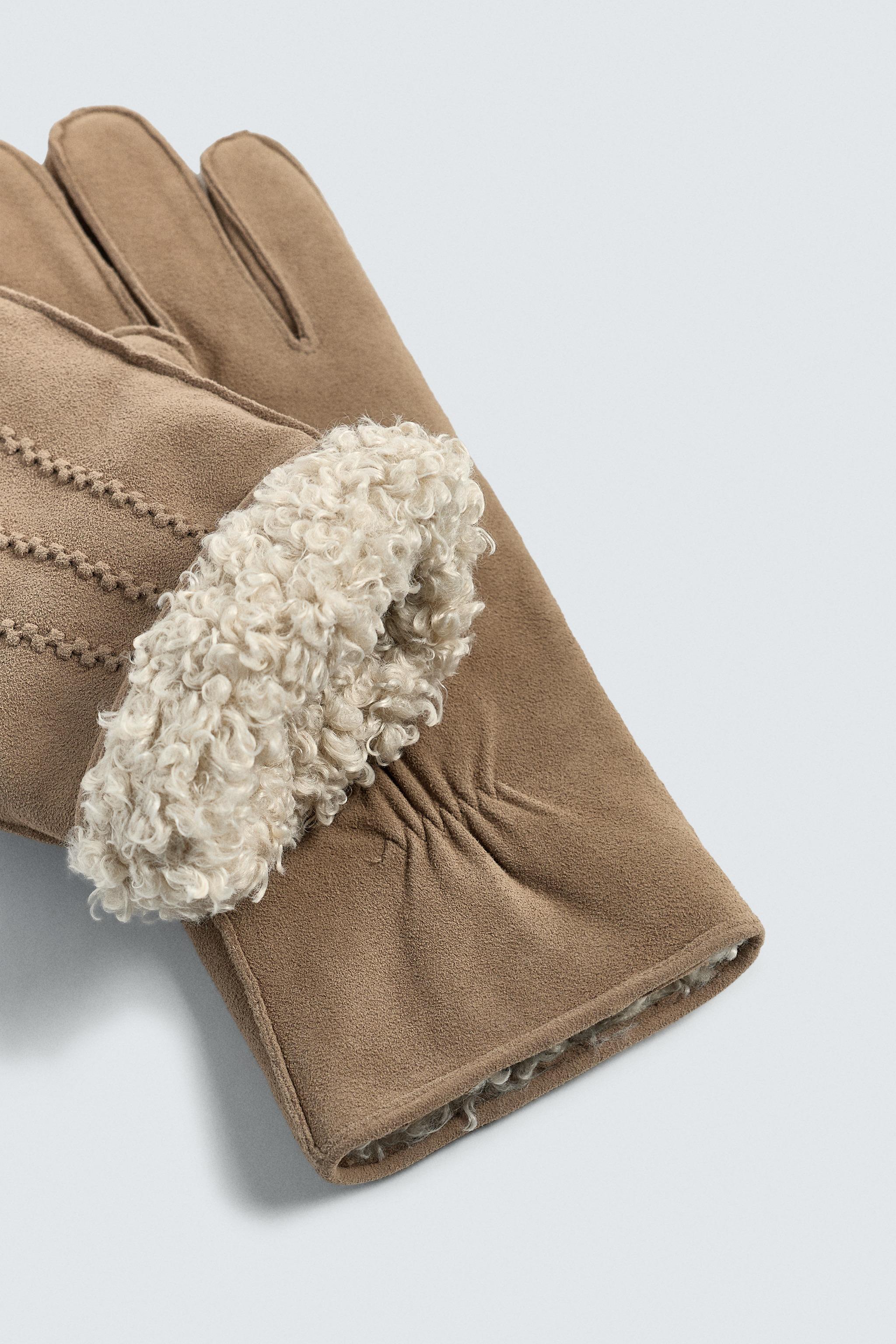 COMBINATION LEATHER GLOVES